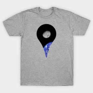 Moon (maps marker) T-Shirt